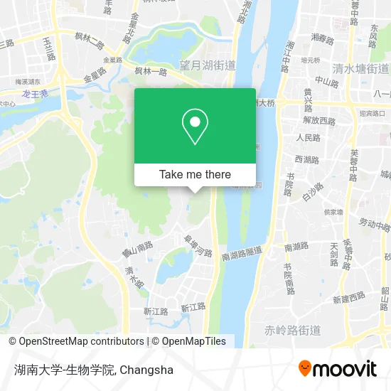 湖南大学-生物学院 map