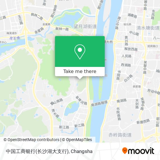 中国工商银行(长沙湖大支行) map