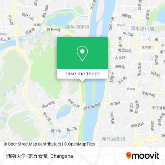 湖南大学-第五食堂 map