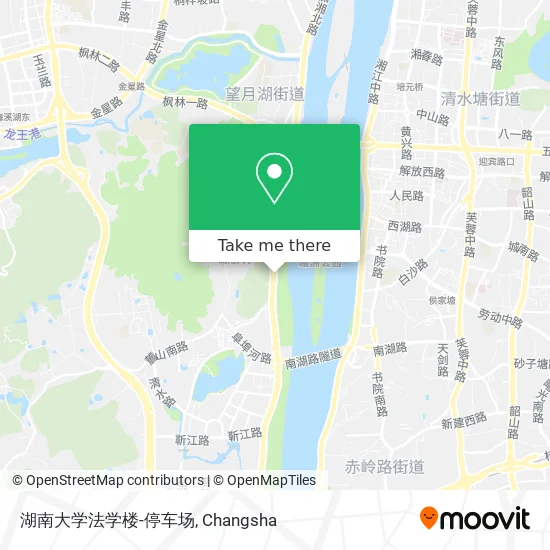 湖南大学法学楼-停车场 map