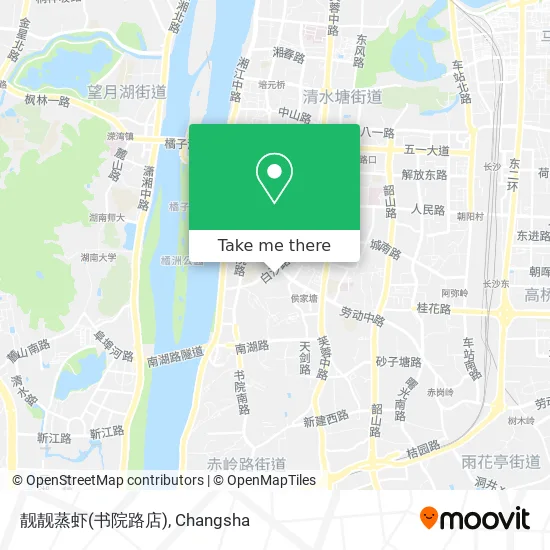 靓靓蒸虾(书院路店) map