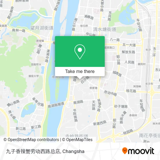九子香辣蟹劳动西路总店 map