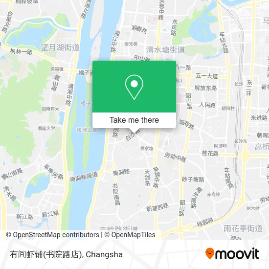 有间虾铺(书院路店) map
