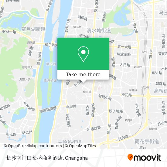 长沙南门口长盛商务酒店 map
