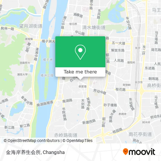 金海岸养生会所 map