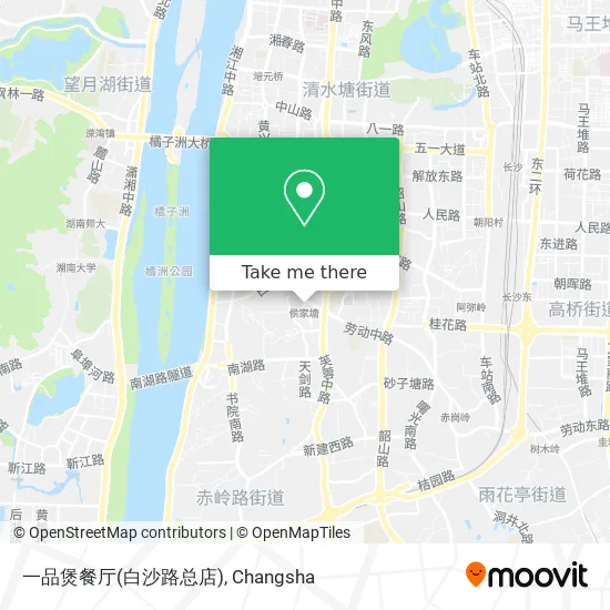 一品煲餐厅(白沙路总店) map