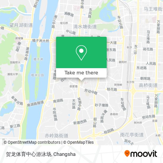 贺龙体育中心游泳场 map