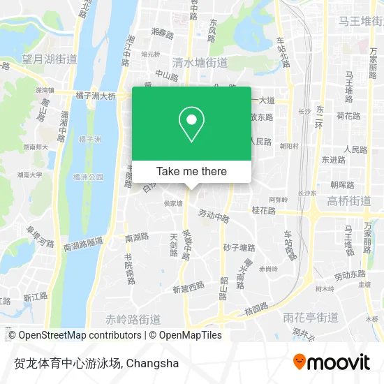 贺龙体育中心游泳场 map