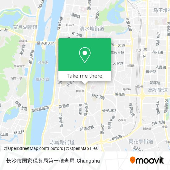 长沙市国家税务局第一稽查局 map