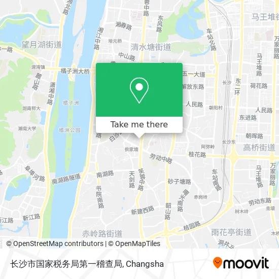 长沙市国家税务局第一稽查局 map