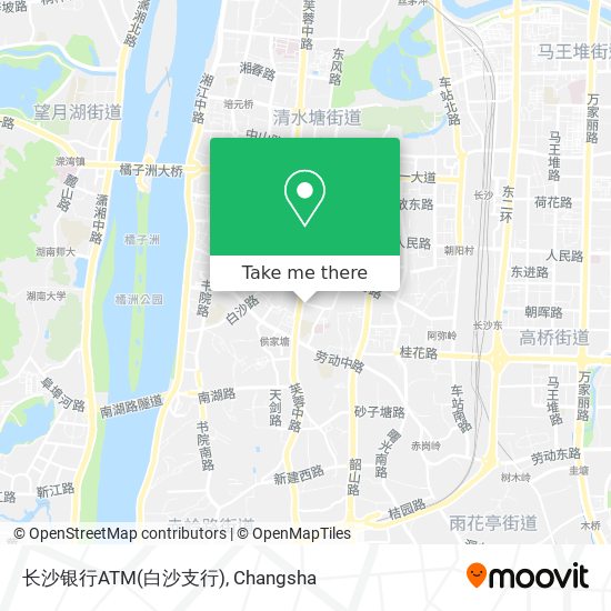 长沙银行ATM(白沙支行) map