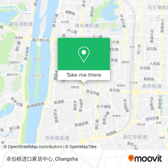 卓伯根进口家居中心 map