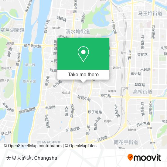 天玺大酒店 map