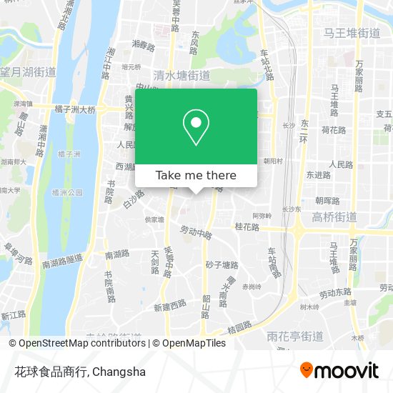 花球食品商行 map