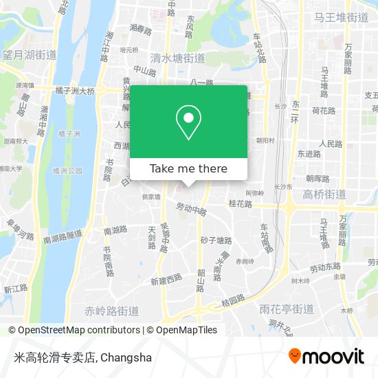 米高轮滑专卖店 map