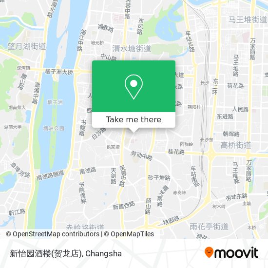 新怡园酒楼(贺龙店) map