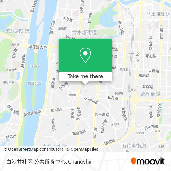 白沙井社区-公共服务中心 map