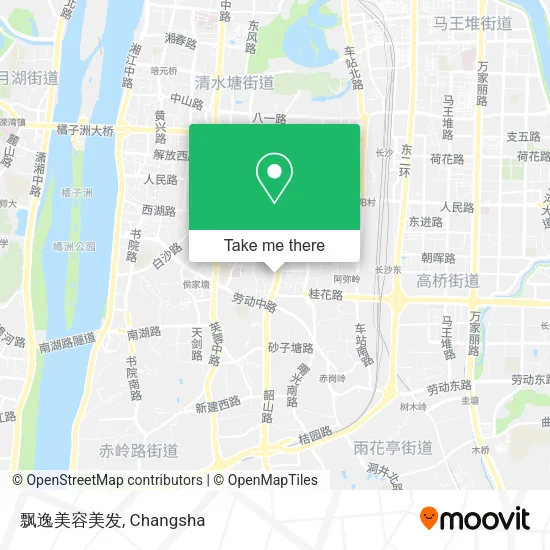 飘逸美容美发 map