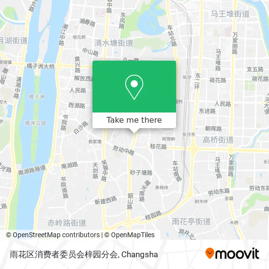 雨花区消费者委员会梓园分会 map