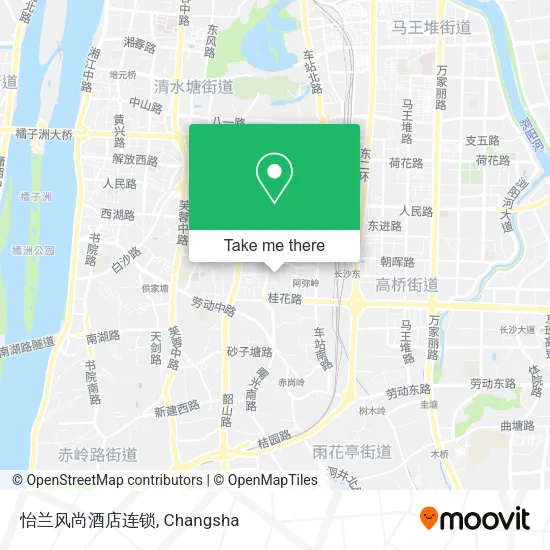 怡兰风尚酒店连锁 map