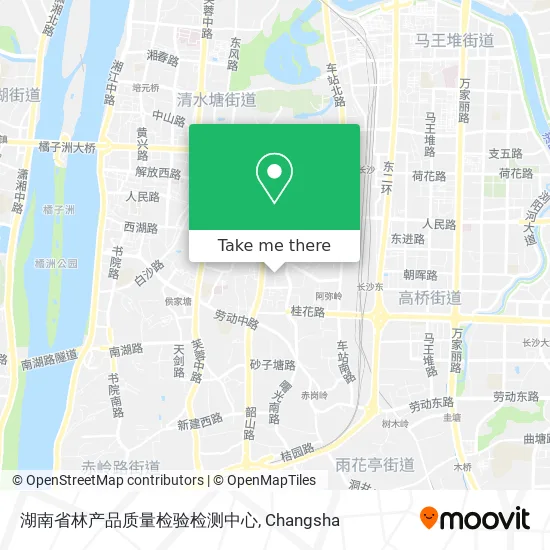 湖南省林产品质量检验检测中心 map