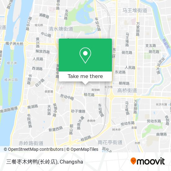 三餐枣木烤鸭(长岭店) map