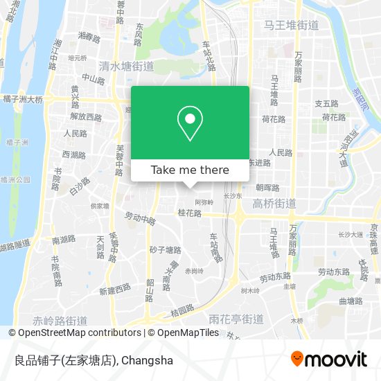 良品铺子(左家塘店) map