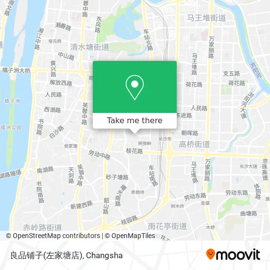 良品铺子(左家塘店) map