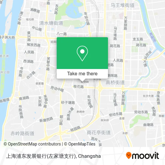 上海浦东发展银行(左家塘支行) map