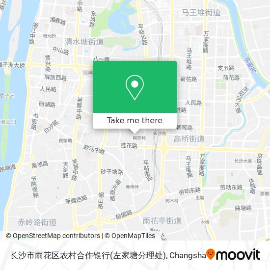 长沙市雨花区农村合作银行(左家塘分理处) map