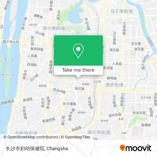 长沙市妇幼保健院 map