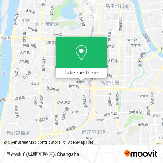 良品铺子(城南东路店) map