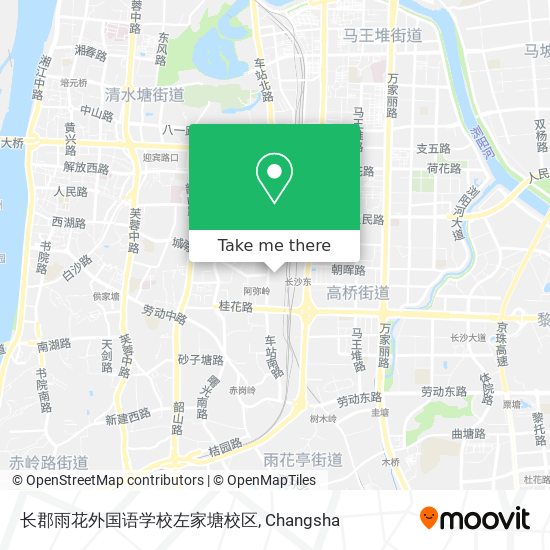 长郡雨花外国语学校左家塘校区 map