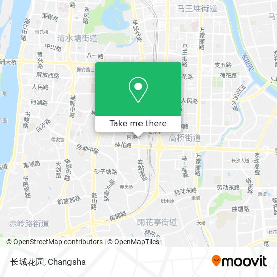 长城花园 map