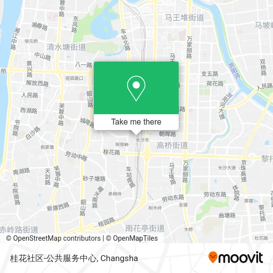 桂花社区-公共服务中心 map