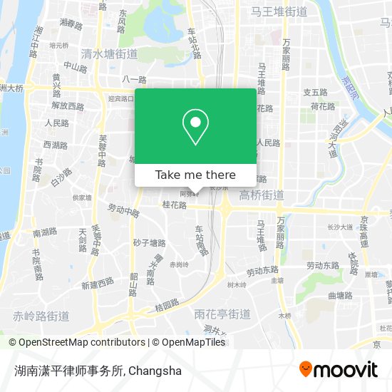 湖南潇平律师事务所 map