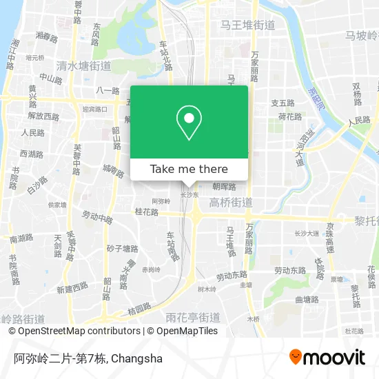 阿弥岭二片-第7栋 map