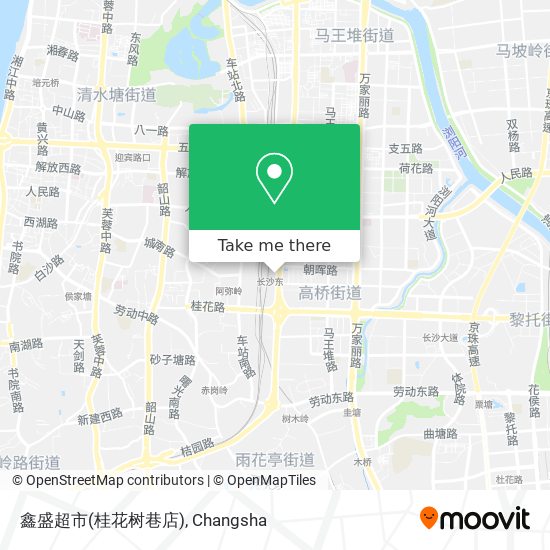 鑫盛超市(桂花树巷店) map