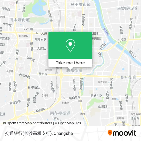 交通银行(长沙高桥支行) map