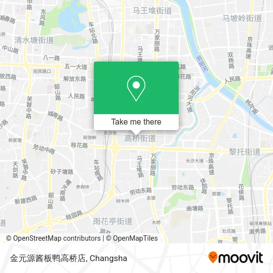 金元源酱板鸭高桥店 map