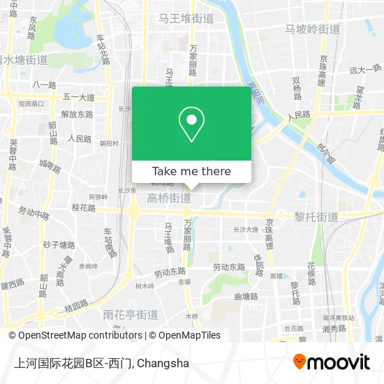上河国际花园B区-西门 map