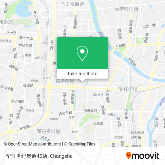 华洋世纪奥迪4S店 map