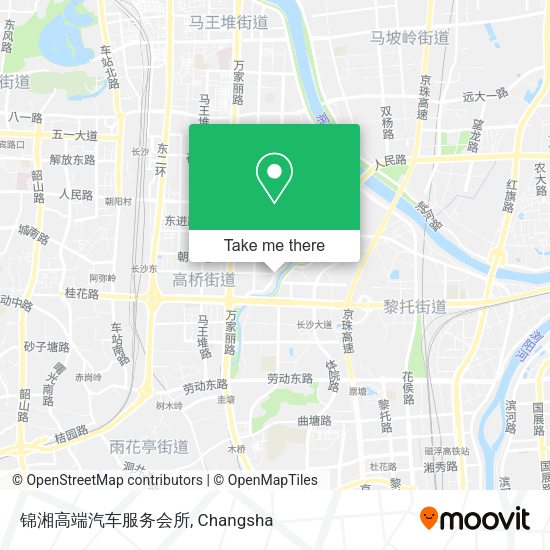 锦湘高端汽车服务会所 map
