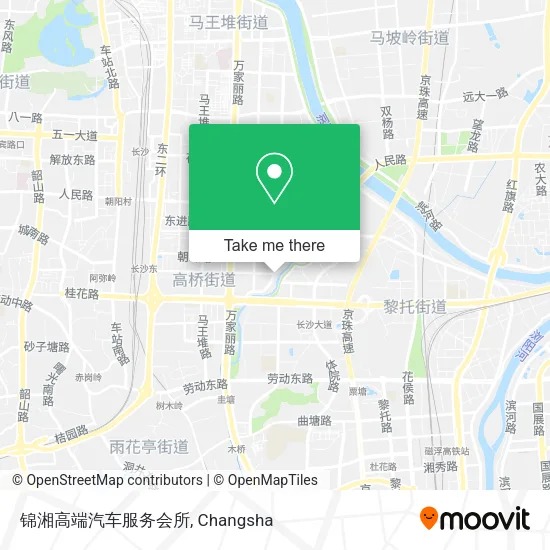 锦湘高端汽车服务会所 map