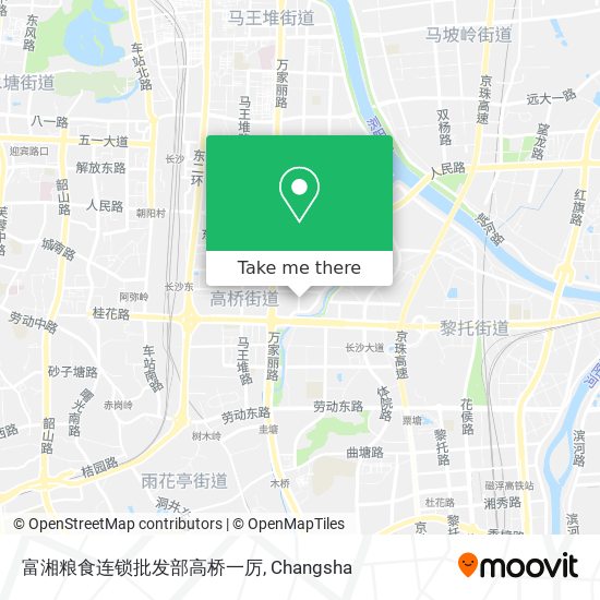 富湘粮食连锁批发部高桥一厉 map