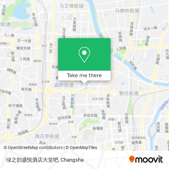 绿之韵盛悦酒店大堂吧 map