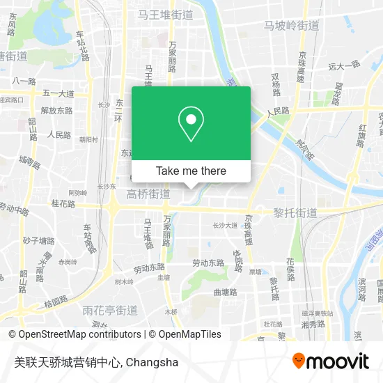 美联天骄城营销中心 map