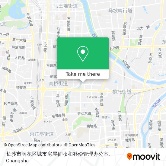 长沙市雨花区城市房屋征收和补偿管理办公室 map