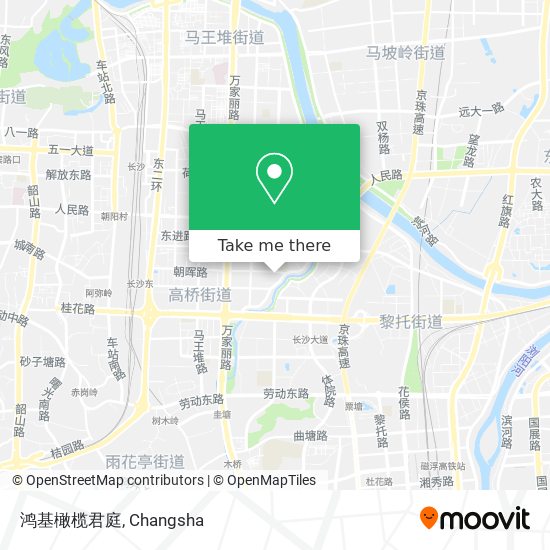 鸿基橄榄君庭 map