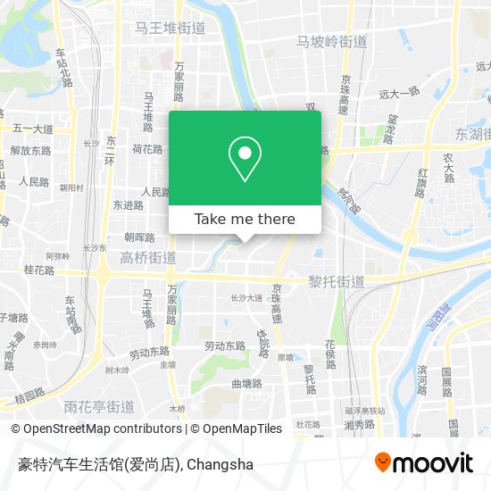 豪特汽车生活馆(爱尚店) map